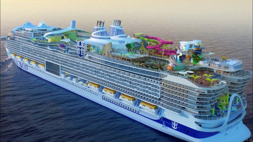 Самый большой круизный лайнер в мире 2023