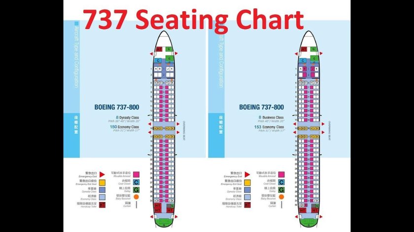 Boeing 737-800 места