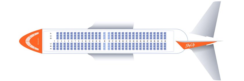 Boeing 737-800 схема салона