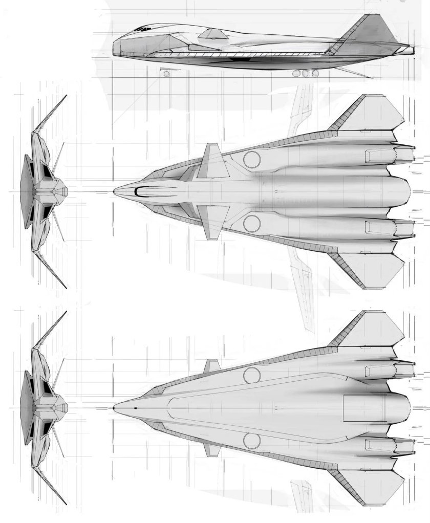 Шаттл Валькирия чертеж
