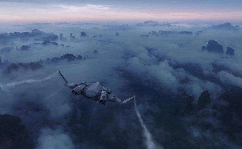 Шаттл Валькирия из аватара