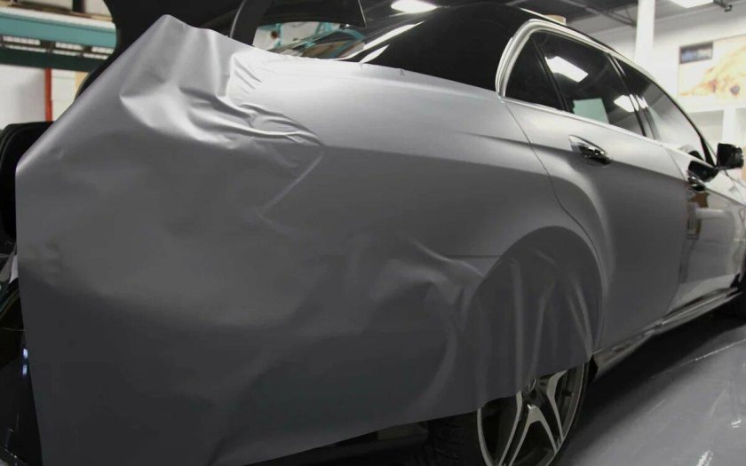 Прозрачная матовая пленка на авто