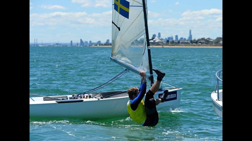 Одноместные гоночные швертботы «Финн Рогги