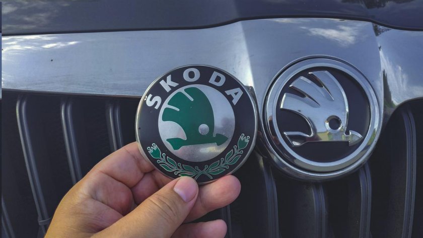 Эмблема Шкода Октавия а5