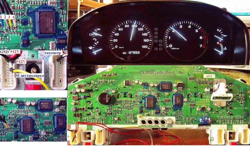 Toyota Land Cruiser 100 щиток приборов