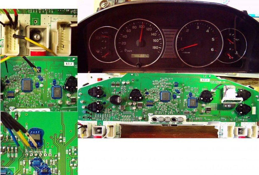 Панель приборов Toyota Land Cruiser 105