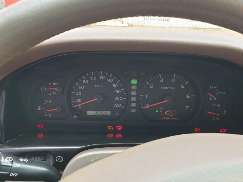 Приборная панель тойота