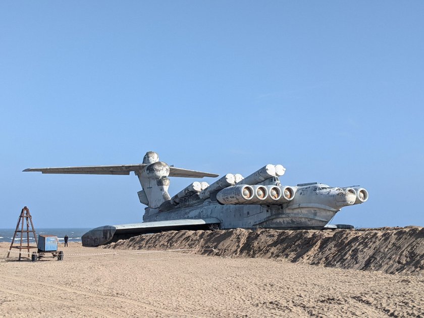 Лунь экраноплан в Дербенте