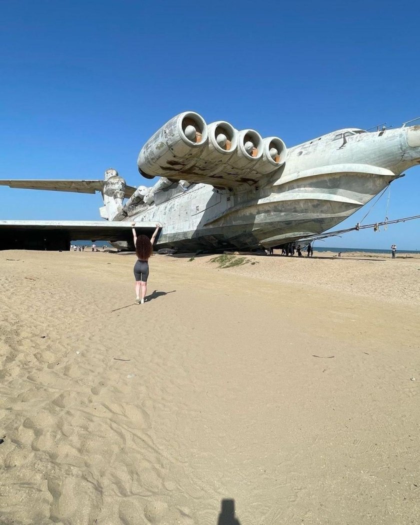 Лунь экраноплан в Дербенте