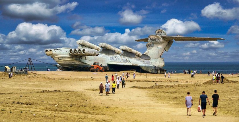 Лунь экраноплан в Дербенте