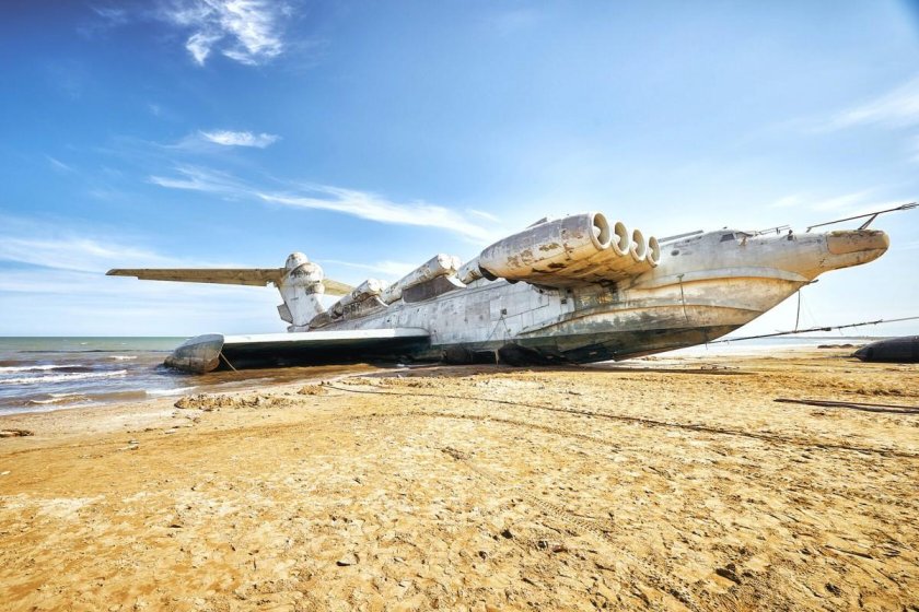 Лунь экраноплан в Дербенте