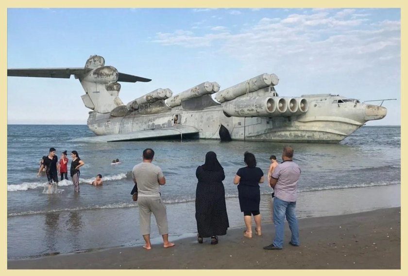 Лунь экраноплан в Дербенте