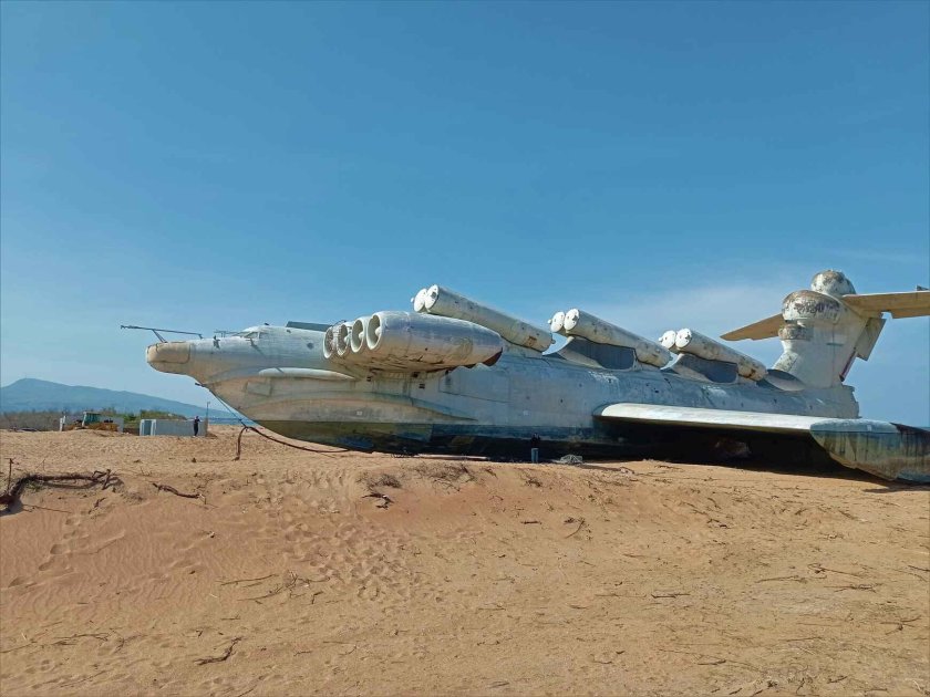 Лунь экраноплан в Дербенте