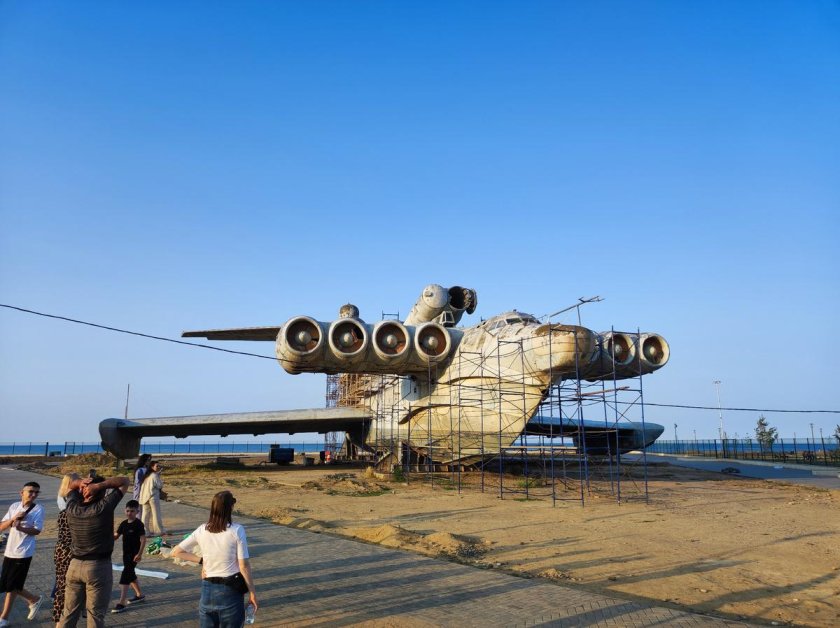 Лунь экраноплан в дербенте