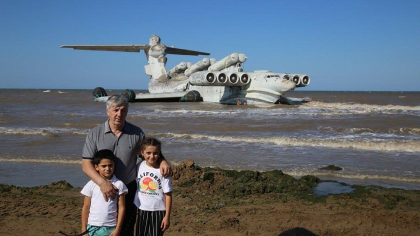 Лунь экраноплан в Дербенте