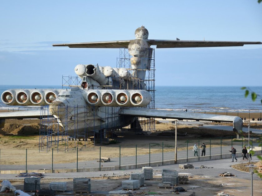 Экраноплан каспийский монстр