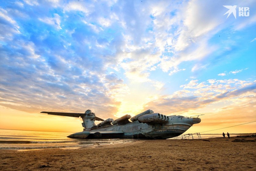 Лунь экраноплан в Дербенте