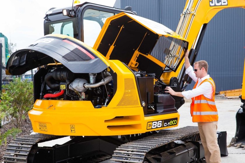 Техническое обслуживание экскаватора