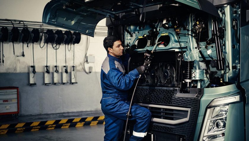 Техобслуживании грузовик