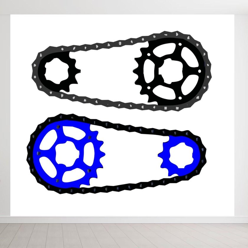 Велосипедная цепь вектор