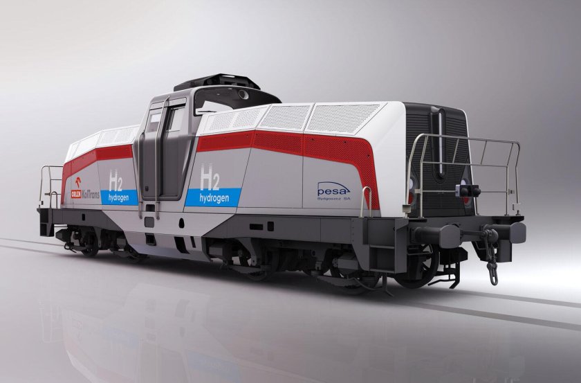 Маневровый водородный Локомотив