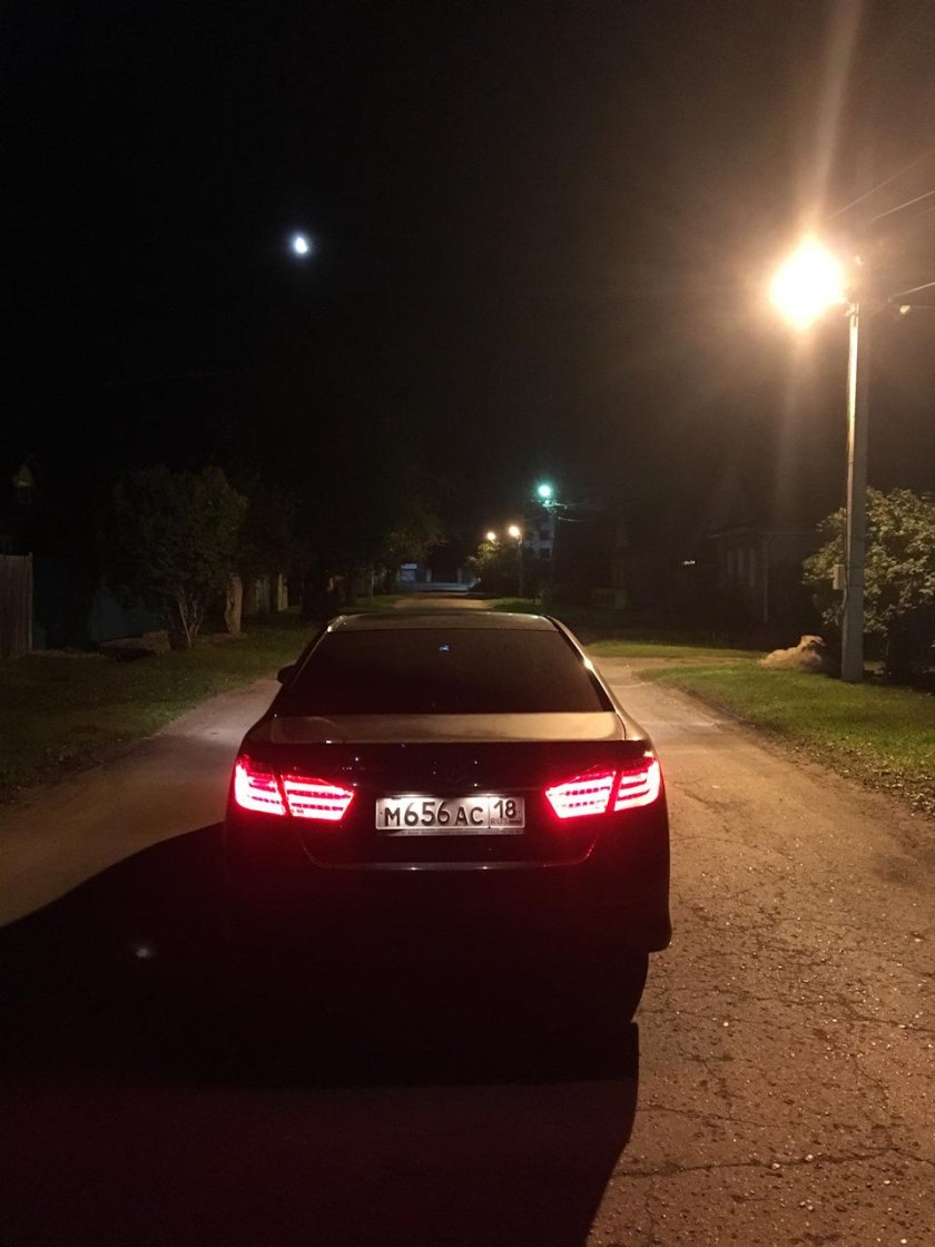 Камри 50 ночь