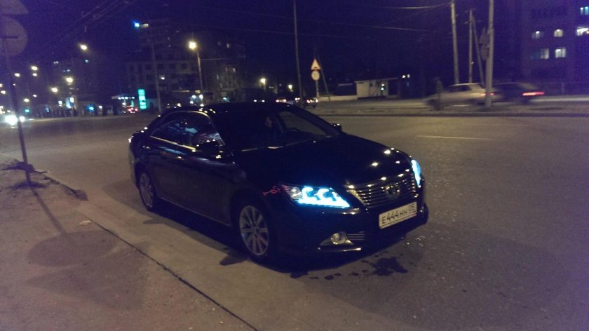 Камри 50 ночь