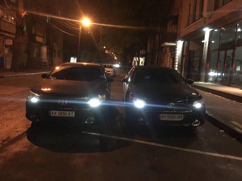 Toyota Camry 3.5 ночью