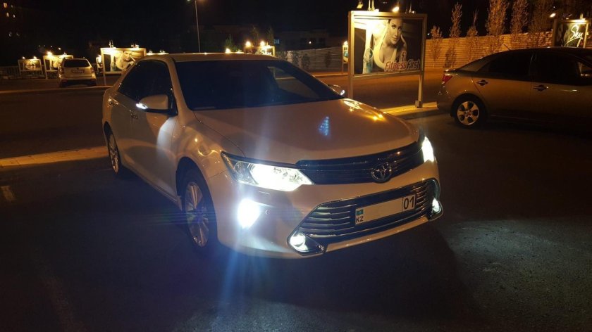 Камри 50 ночь