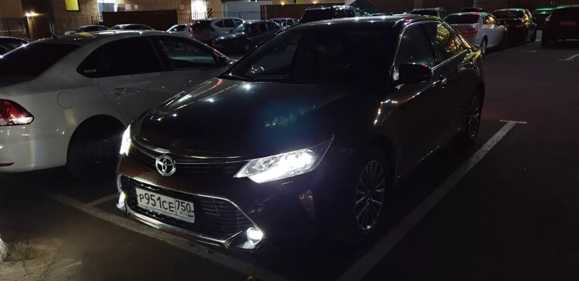 Камри 50 ночь