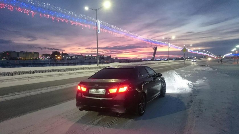 Камри 50 ночь