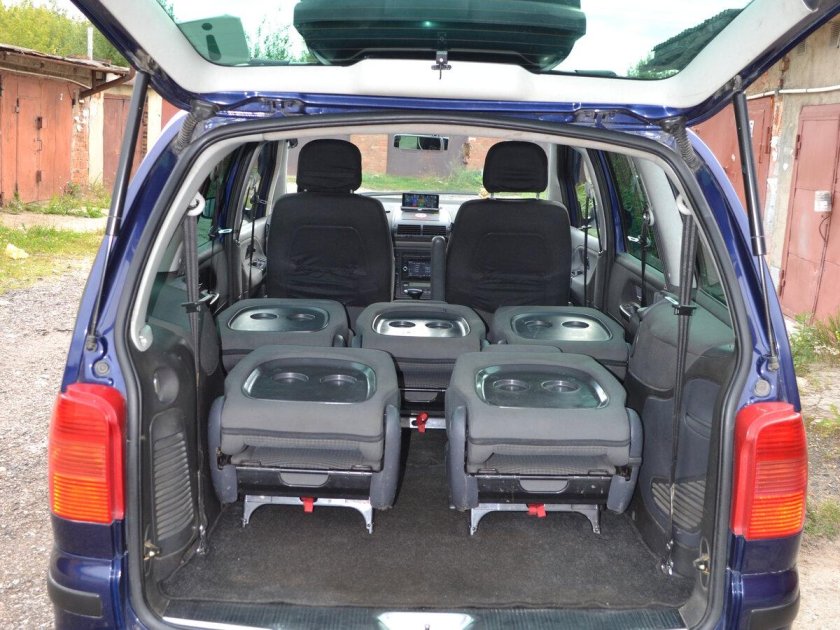 Volkswagen sharan 2000 багажник