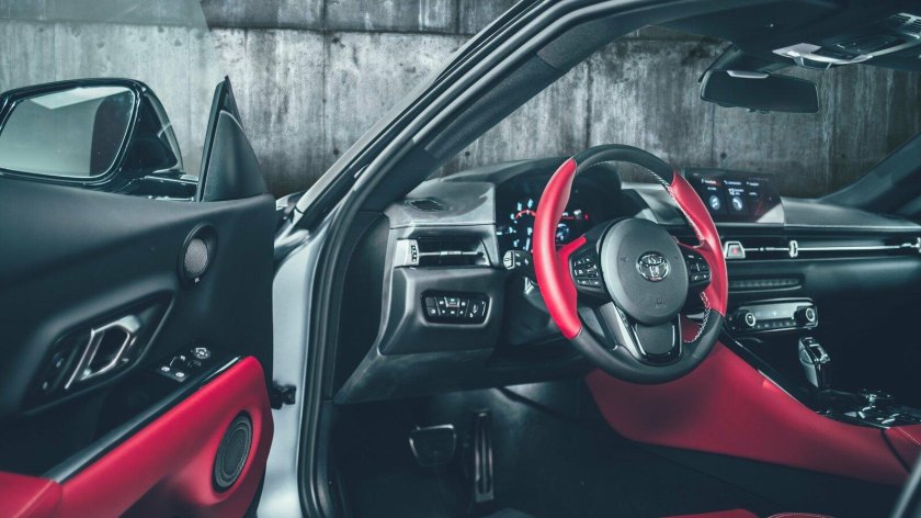 Toyota supra a90 интерьер