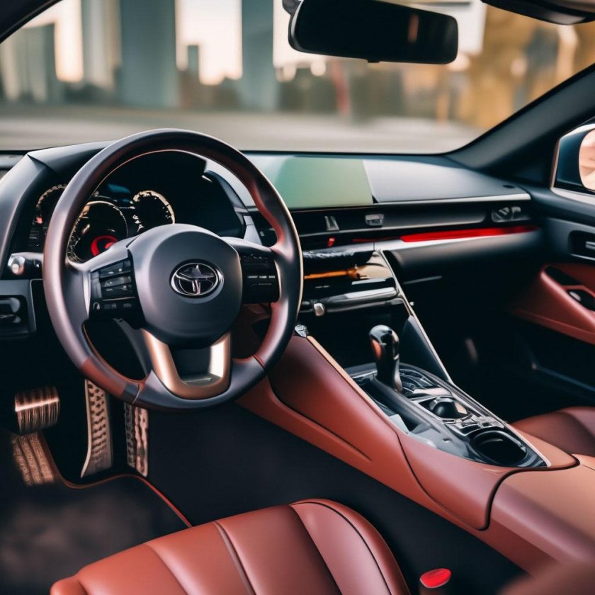 Тойота супра 2024 салон