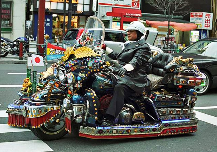 Смешной мотоцикл