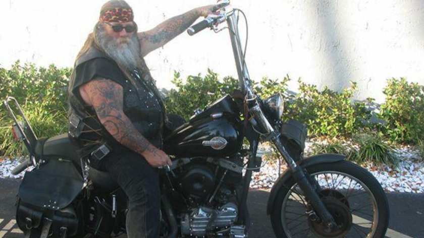 Байкер Харли-Дэвидсон