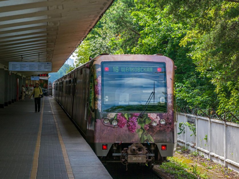 Москва вагон метро