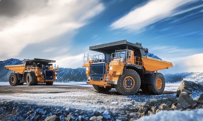 Карьерный самосвал хитачи