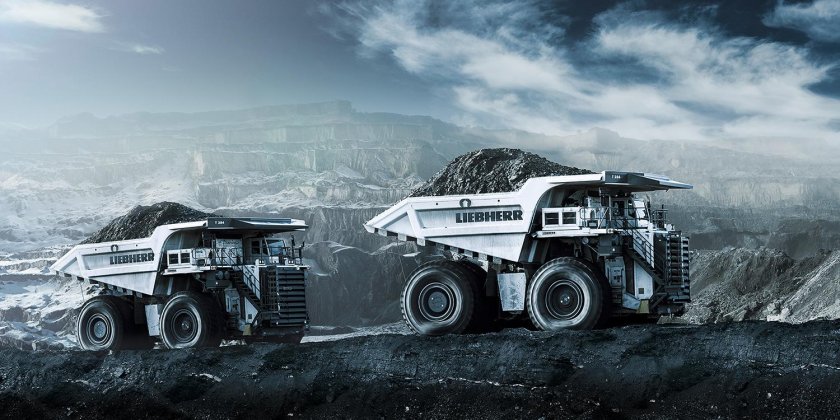 Карьерный самосвал Либхер