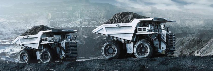 Карьерный самосвал либхер