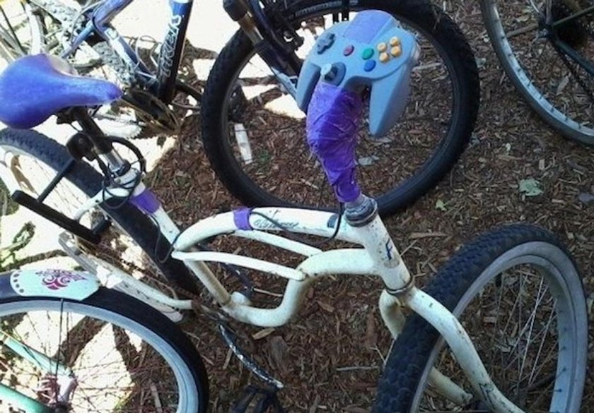 Прикольные вещи на велик