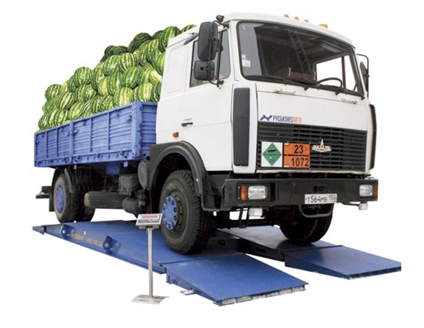 Весов для взвешивания груженых КАМАЗОВ