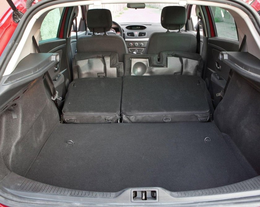 Рено Меган 2 хэтчбек багажник