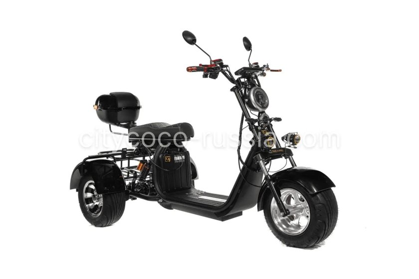 Электроскутер трицикл greencamel ситикоко трайк