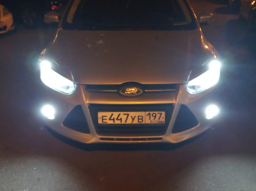 Лампочки в противотуманки Форд фокус 3
