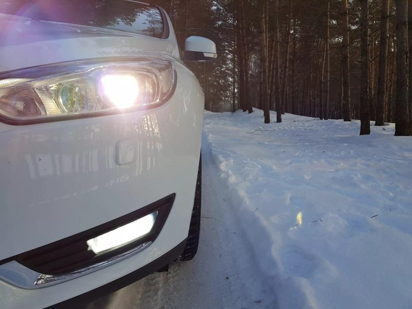 Лед ПТФ Форд фокус 3