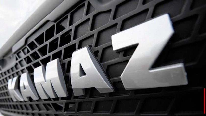 Надпись КАМАЗ