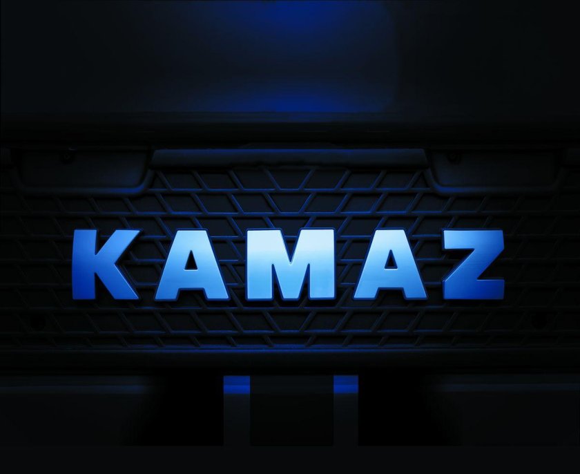 Надпись КАМАЗ