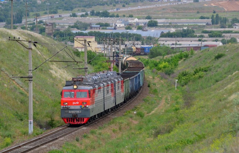 Локомотив поезд