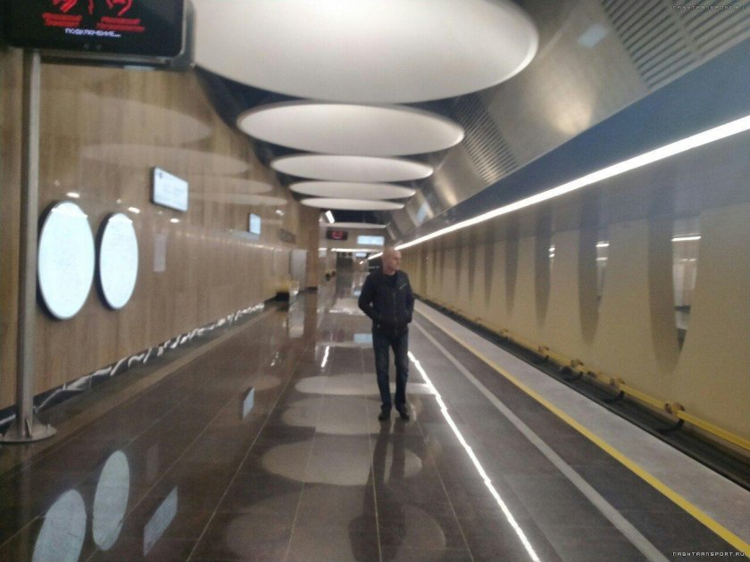 Поезд призрак на кольцевой линии Московского метро